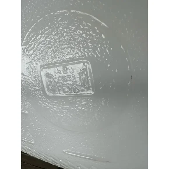 Vintage Milk Glass Fish by Glasbake McKee, Fish Shape Baker, Seafood Dish 18